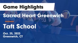 Sacred Heart Greenwich vs Taft School Game Highlights - Oct. 25, 2023