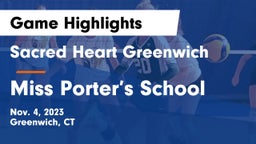 Sacred Heart Greenwich vs Miss Porter’s School Game Highlights - Nov. 4, 2023
