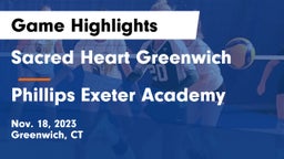 Sacred Heart Greenwich vs Phillips Exeter Academy Game Highlights - Nov. 18, 2023