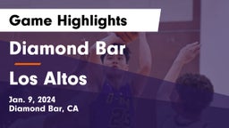 Diamond Bar  vs Los Altos  Game Highlights - Jan. 9, 2024