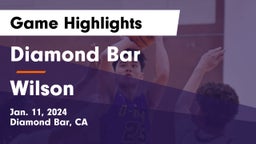 Diamond Bar  vs Wilson  Game Highlights - Jan. 11, 2024