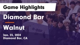 Diamond Bar  vs Walnut  Game Highlights - Jan. 23, 2024