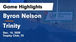 Byron Nelson  vs Trinity  Game Highlights - Dec. 14, 2020