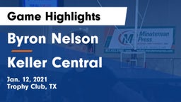 Byron Nelson  vs Keller Central  Game Highlights - Jan. 12, 2021