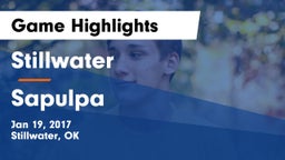 Stillwater  vs Sapulpa  Game Highlights - Jan 19, 2017