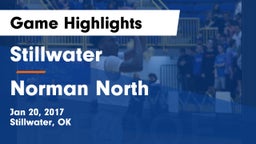 Stillwater  vs Norman North Game Highlights - Jan 20, 2017