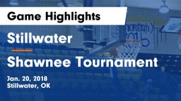 Stillwater  vs Shawnee Tournament Game Highlights - Jan. 20, 2018