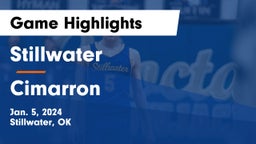 Stillwater  vs Cimarron  Game Highlights - Jan. 5, 2024