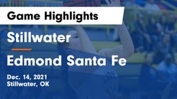 Stillwater  vs Edmond Santa Fe Game Highlights - Dec. 14, 2021