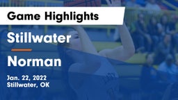 Stillwater  vs Norman  Game Highlights - Jan. 22, 2022