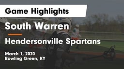 South Warren  vs Hendersonville Spartans Game Highlights - March 1, 2020