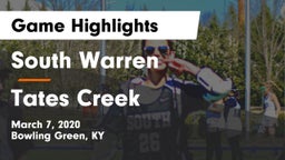 South Warren  vs Tates Creek  Game Highlights - March 7, 2020