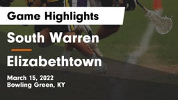 South Warren  vs Elizabethtown Game Highlights - March 15, 2022