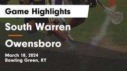South Warren  vs Owensboro  Game Highlights - March 18, 2024