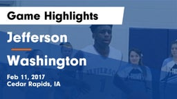 Jefferson  vs Washington  Game Highlights - Feb 11, 2017