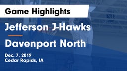 Jefferson  J-Hawks vs Davenport North  Game Highlights - Dec. 7, 2019