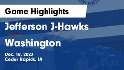 Jefferson  J-Hawks vs Washington  Game Highlights - Dec. 18, 2020