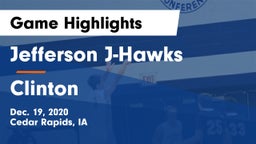 Jefferson  J-Hawks vs Clinton  Game Highlights - Dec. 19, 2020