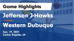Jefferson  J-Hawks vs Western Dubuque  Game Highlights - Jan. 19, 2021