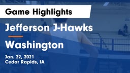 Jefferson  J-Hawks vs Washington  Game Highlights - Jan. 22, 2021