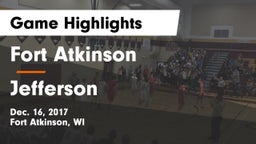 Fort Atkinson  vs Jefferson  Game Highlights - Dec. 16, 2017