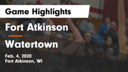 Fort Atkinson  vs Watertown  Game Highlights - Feb. 4, 2020