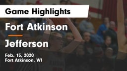 Fort Atkinson  vs Jefferson  Game Highlights - Feb. 15, 2020