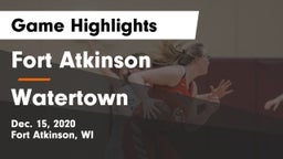 Fort Atkinson  vs Watertown  Game Highlights - Dec. 15, 2020