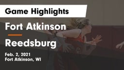 Fort Atkinson  vs Reedsburg Game Highlights - Feb. 2, 2021