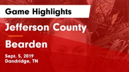 Jefferson County  vs Bearden Game Highlights - Sept. 5, 2019