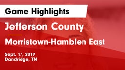Jefferson County  vs Morristown-Hamblen East  Game Highlights - Sept. 17, 2019