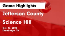 Jefferson County  vs Science Hill  Game Highlights - Oct. 13, 2020