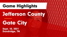 Jefferson County  vs Gate City  Game Highlights - Sept. 10, 2021