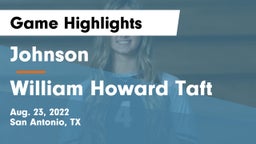 Johnson  vs William Howard Taft  Game Highlights - Aug. 23, 2022