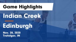 Indian Creek  vs Edinburgh  Game Highlights - Nov. 28, 2020