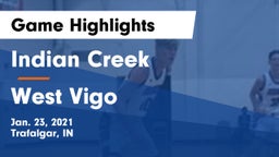 Indian Creek  vs West Vigo  Game Highlights - Jan. 23, 2021