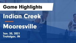 Indian Creek  vs Mooresville  Game Highlights - Jan. 30, 2021