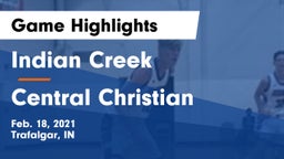 Indian Creek  vs Central Christian Game Highlights - Feb. 18, 2021