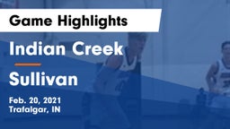Indian Creek  vs Sullivan  Game Highlights - Feb. 20, 2021