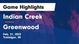 Indian Creek  vs Greenwood  Game Highlights - Feb. 21, 2023