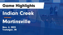 Indian Creek  vs Martinsville  Game Highlights - Nov. 4, 2023