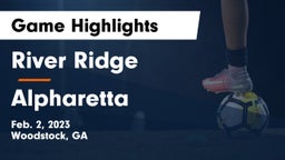 River Ridge  vs Alpharetta  Game Highlights - Feb. 2, 2023