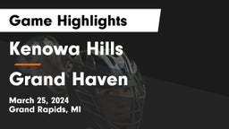 Kenowa Hills  vs Grand Haven  Game Highlights - March 25, 2024