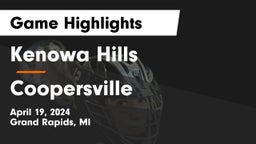 Kenowa Hills  vs Coopersville  Game Highlights - April 19, 2024
