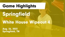 Springfield  vs White House Wipeout 4 Game Highlights - Aug. 26, 2023