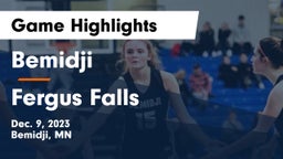 Bemidji  vs Fergus Falls  Game Highlights - Dec. 9, 2023