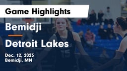 Bemidji  vs Detroit Lakes  Game Highlights - Dec. 12, 2023