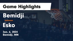 Bemidji  vs Esko  Game Highlights - Jan. 6, 2024