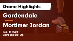 Gardendale  vs Mortimer Jordan  Game Highlights - Feb. 8, 2022