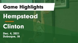 Hempstead  vs Clinton  Game Highlights - Dec. 4, 2021